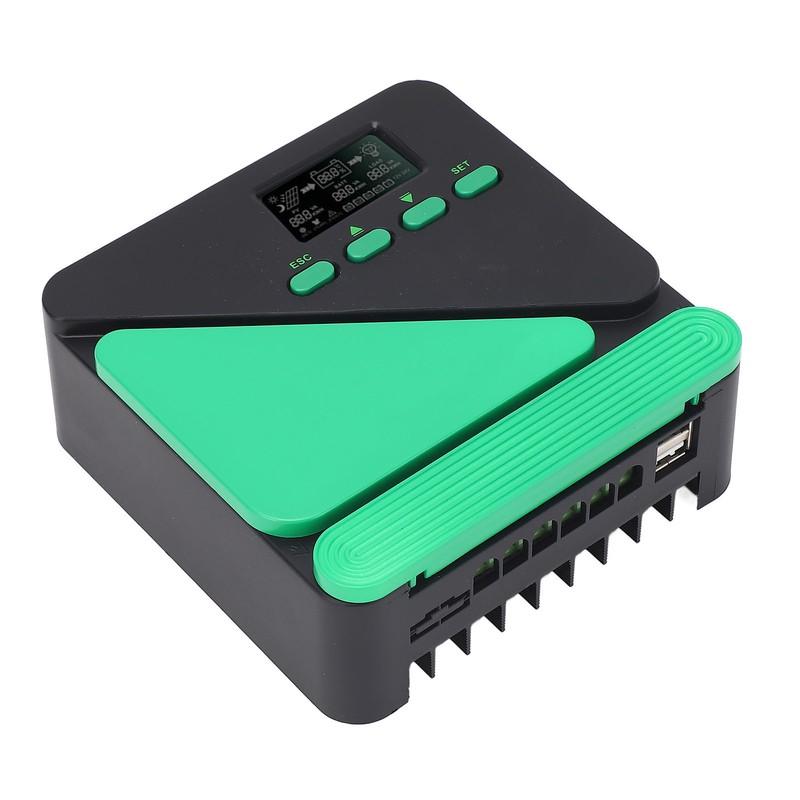 MPPT Solar Charge Controller 12V 24V Intelligent Regulator LCD Display