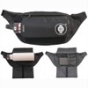 GoRide Deluxe Go Belt Bag or Waist Pack (Black)