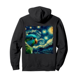 Pacific Parrotlet Starry Night Pacific Parrotlet Pullover Hoodie