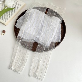 Outdoor Driving Ice Silk Sun Protection Arm Sleeves with Lace Mesh Size/Pink 10ea