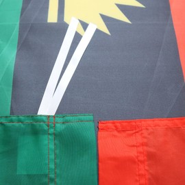 AZ FLAG - Biafra Separatist Flag in Nigeria - 150 x 90 cm - Republic of Biafra Flag 90 x 150 cm Sheath for Pole - Flags