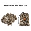 BASSDASH Camo Netting with Back Meshing Camouflage Mesh Water Resistant