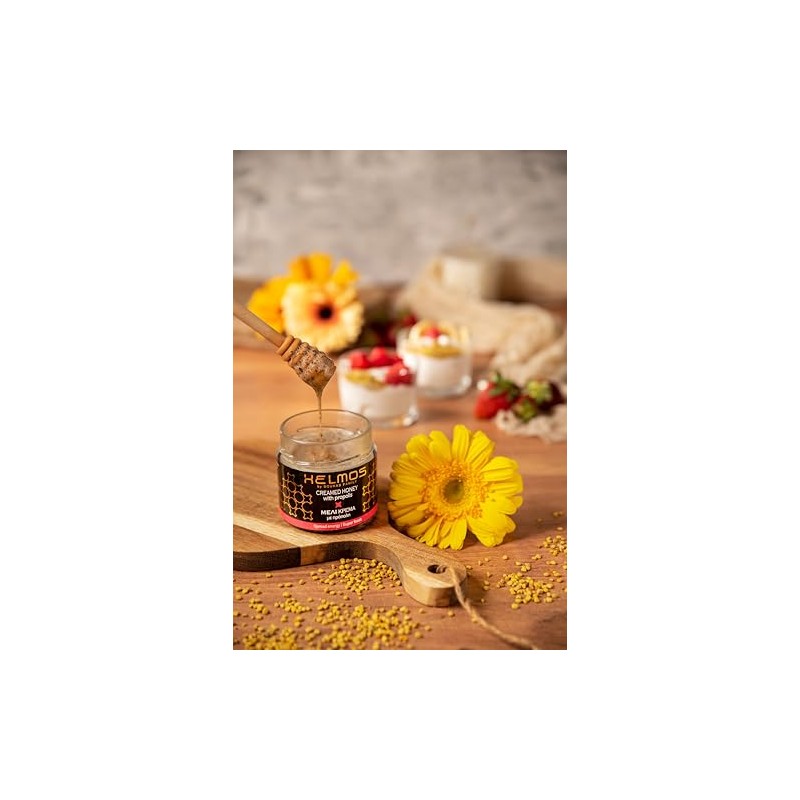 Helmos Super Foods - Creamed Honey with Propolis, 210g