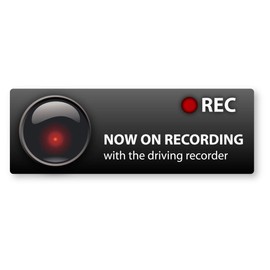 This dash cam includes a night sticker, and as it is retroreflective can be unleashed day or night.