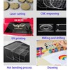 TSKDKIT 5mm Acrylic Sheet A4 Black Plastic Sheet A4 Plastic
