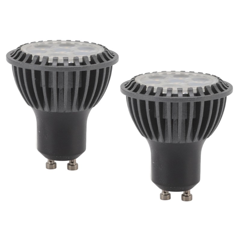2pcs 7W GU10 LED Light Bulb 6000K White Light LED