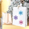 JarThenaAMCS 24 Packs Winter Snowflake Sticky Notes Pink Blue Purple
