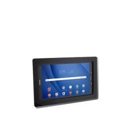 TABcare Anti-Theft Acrylic VESA Enclosure Compatible for Galaxy TAB A 10.1" 2016 with Free Wall Mount Kit & 90-Degree Angle Charge Cable (TAB A 10.1 2016 (SM-T580), Black)