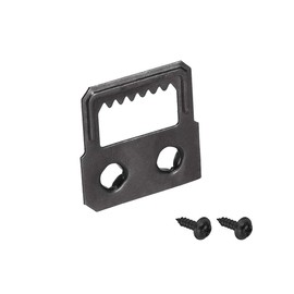 sourcing map Sawtooth Picture Hangers - Double Holes with Screws for Picture Frame Hanging 27mm x 27mm Pack of 50