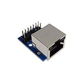 RJ45 Ethernet Connector Breakout Board w/LED 0.1" (2.54mm) Male Header
