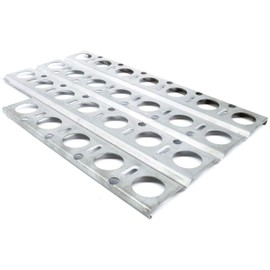 Votenli S9255A(1-Pack) S9256A(1-Pack) Stainless Steel Heat Plate and Ceramic Briquettes (54-Pack) Replacement for Dynasty DBQ30F, Jenn-Air JLG7130ADS