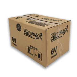 CellMax, 6-Volt Super Heavy Duty, Lantern Battery - 6 Pack
