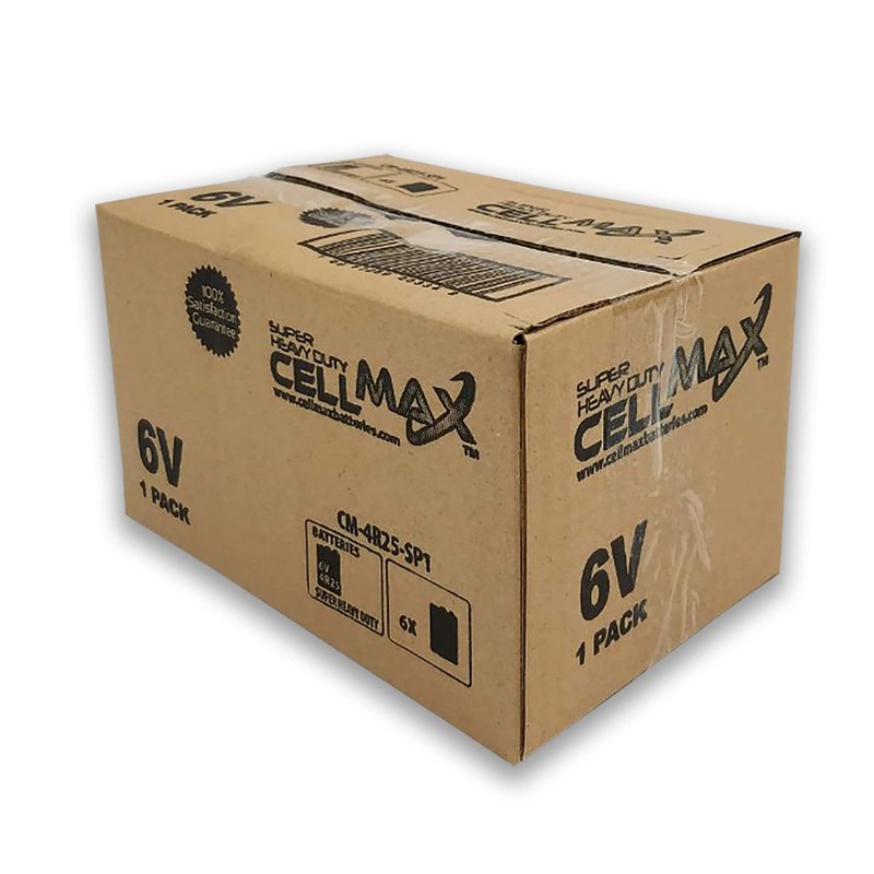 CellMax, 6-Volt Super Heavy Duty, Lantern Battery - 6 Pack
