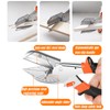 Amazleer Miter Shears Adjustable 45°-135° Trunking Cutter Set with 10