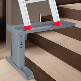 TOPTGO Ladder Stabilizer,Extended Ladder Stabilizer for Extension Ladders,Straight Ladders,Telescopic ladders,with Non-Slip Rubber Bottom Pad,Height Adjustable 13.4" to 19"