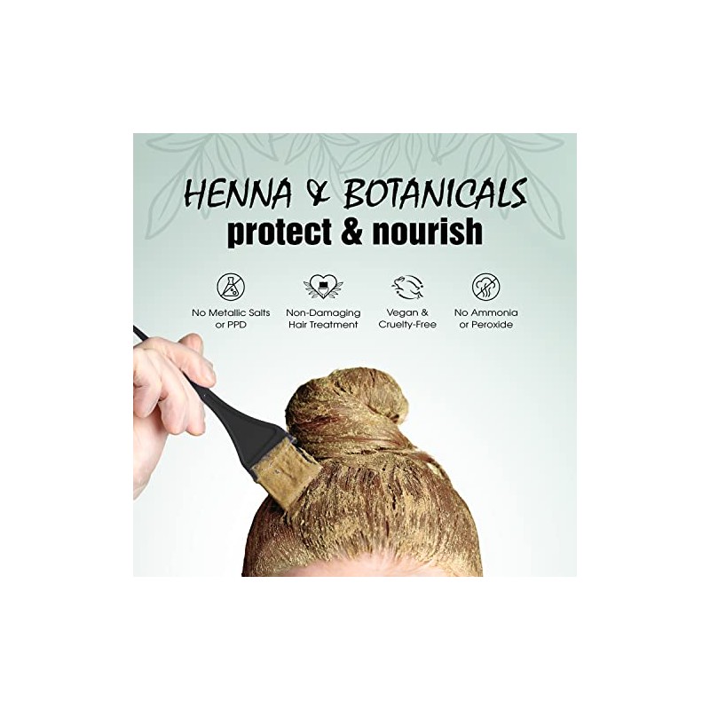Light Mountain Natural Hair Color & Conditioner, Light Brown, 4