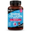 Marine Collagen Gummies for Women, 60 Gummies 1 Month Biotin,