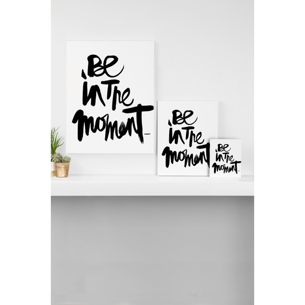 Deny Designs Kal Barteski Be In The Moment Canvas Wall Art, 24 x 30