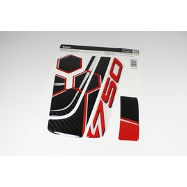 Tankpad Motorcycle Protection Compatible with Honda CB750 Hornet Honeycomb Red X509302VA