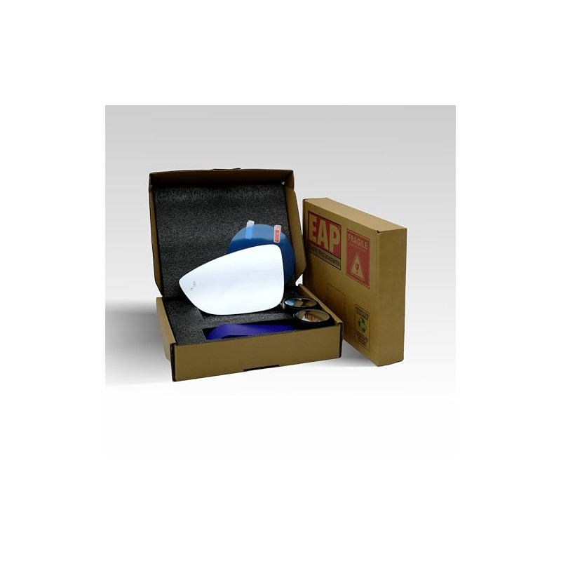 EAP Driver Side Mirror Glass Compatible with Volkswagen Passat 2016-2022,