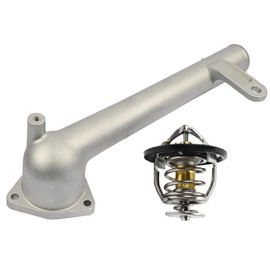 Promrmr 163210A040 Coolant Water Outlet with 90916-A3003 Thermostat Kit Fit for Lexus RX330 2004-2006,fit for Toyota Sienna 2004-2006 Engine Coolant Thermostat Housing Assembly 902-5123XD, 90916-03129