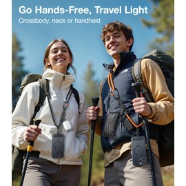 TORRAS Phone Lanyard with Hanging Loops, Durable Carabiner, Adjustable Anti Theft Phone Strap Crossbody, Skin-Friendly, 2 Tabs, Universal Cell Phone Neck Lanyard for Daily & Outdoor Activities, Black