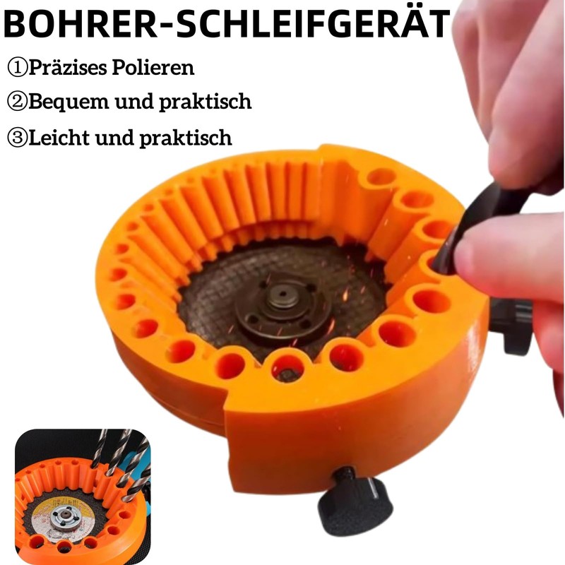 Drill Sharpener Tool, 2025 Upgrade Multi-Purpose Drill Sharpener, 2 to