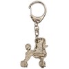 Poodle (Continental cut) Made in England Art dog key holder