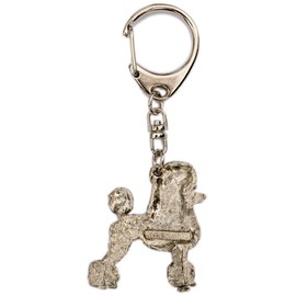 Poodle (Continental cut) Made in England Art dog key holder Collection