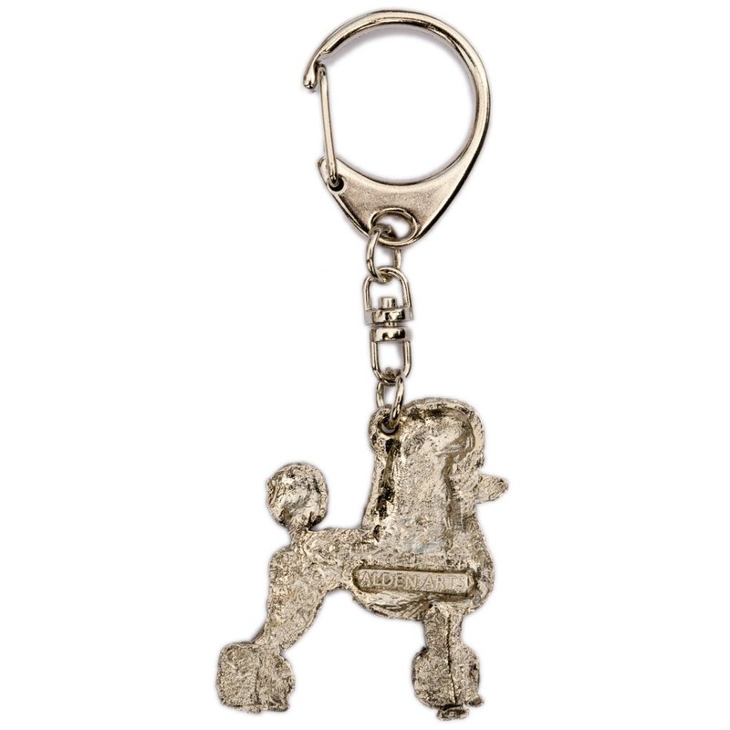 Poodle (Continental cut) Made in England Art dog key holder