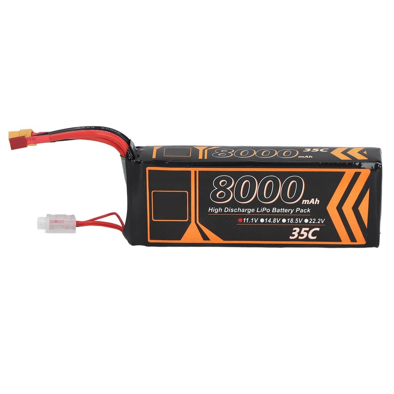 11.1V 8000mAh 35C 3S LiPo Battery with T XT60 Plug