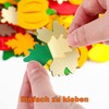 Benjia Autumn Craft Set for Children, 4 Pieces Autumn Wreath