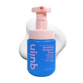 Quiin Soothing Probiotic Foam – Limpiador Facial Espumoso con Probióticos y Aloe Vera que Hidrata y Deja la Piel Fresca y Suave – 200 ml