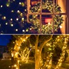 Solar String Lights for Outside, 39Ft 100 LED Solar String