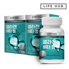 LifeHerb Collagen Vitatablets 2 cans (120 tablets), 4-month supply / 라이프허브 콜라겐 비타정 2통(120정) 4개월분