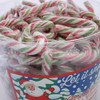 30 MINI PEPPERMINT RED GREEN CHRISTMAS CANDY CANES