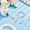 12 Pieces Mini Rosary Baptism Rosary Acrylic Rosary Beads Finger