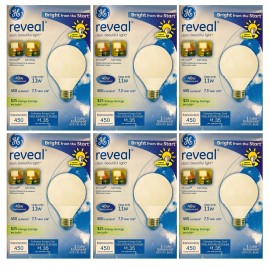 GE Lighting (6 bulbs) GE Reveal G25 Color-Enhancin