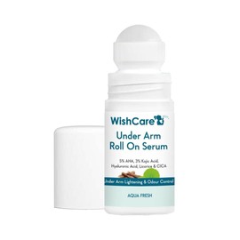WishCare Underarm Roll On Serum- Roll On Deo for Women & Men- 0% Alcohol & Long Lasting Aqua Fragrance - 50ml
