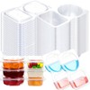Reusable Snack Containers, 20PCS Snack Containers with 2 Compartments &