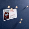 SIGEL BA240 Wooden Push Pins - Beige - Large Round