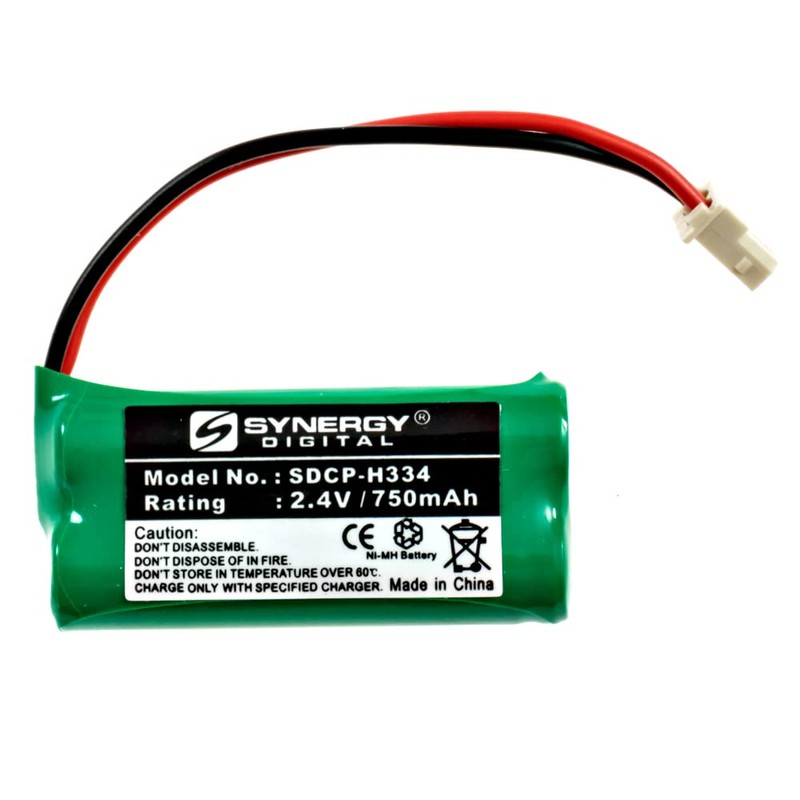 Synergy Digital Cordless Phone Battery, Works with AT-T CL82107 Cordless
