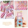 SAFIGLE 30Pcs Manicure Toe Separators Gradient Heart Shape Soft Nail