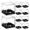 BUGUUYO Plastic Mini Gemstone Display Box Mini Specimen Case for