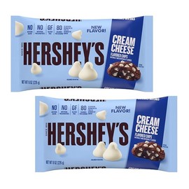 Cream Cheese Flavored Baking Chips Pack of 2 Rich And Creamy Taste Perfect For Cookies, Cakes, Muffins And Desserts Gluten-Free, No Artificial Colors Or Preservatives Ideal For Baking And Sharing