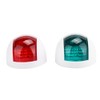 2Pcs Signal Lamp Red Green LED Waterproof Boat Navigation Light