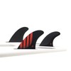 Futures Fins P8 Alpha Thruster Fin Set, Carbon/Red, Large