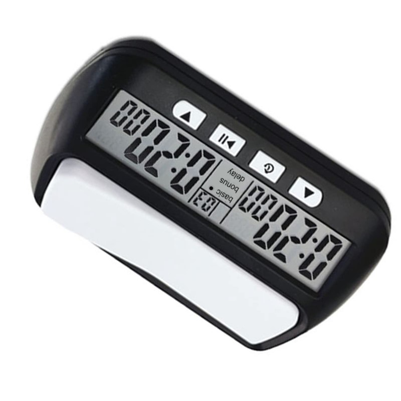 Chess Timer, ABS Case Durable, Digital Chess Timer, Sound Alarm