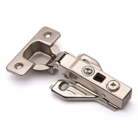 Silverline Face Frame Clip On Quiet Soft Close Cabinet Door Hinges, Full Overlay, with Built-in Damper, Heavy Duty Steel for Kitchen Bathroom 8pcs