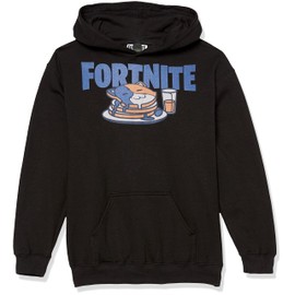 FORTNITE Cat Pancakes Youth Pullover Hoodie Black